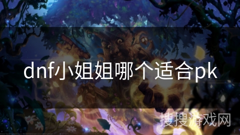 dnf小姐姐哪个适合pk