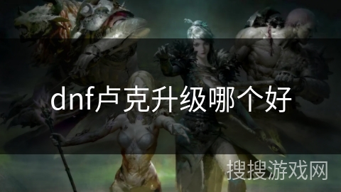 dnf卢克升级哪个好