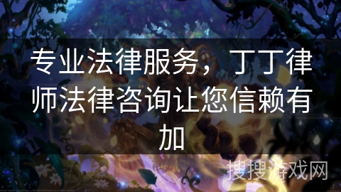 专业法律服务，丁丁律师法律咨询让您信赖有加