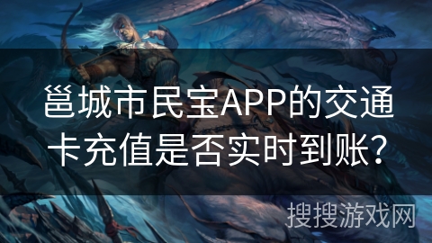 邕城市民宝APP的交通卡充值是否实时到账？