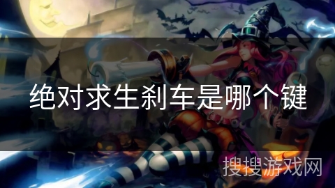 绝对求生刹车是哪个键