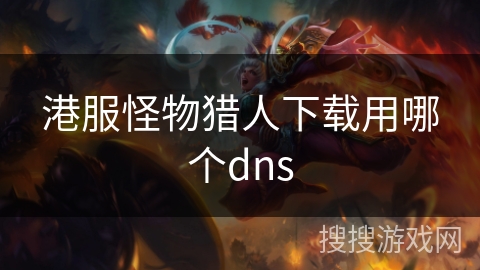 港服怪物猎人下载用哪个dns