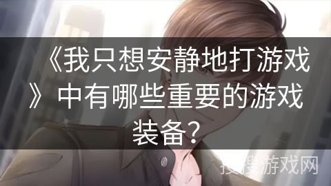 《我只想安静地打游戏》中有哪些重要的游戏装备？