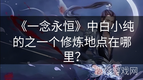 《一念永恒》中白小纯的之一个修炼地点在哪里？