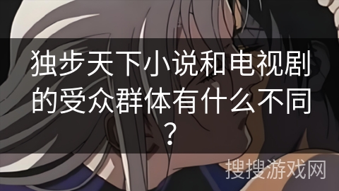 独步天下小说和电视剧的受众群体有什么不同？