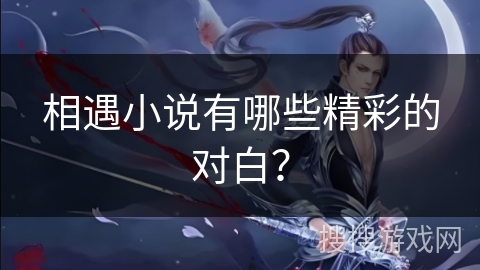 相遇小说有哪些精彩的对白？