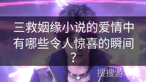 三救姻缘小说的爱情中有哪些令人惊喜的瞬间？