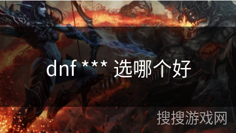 dnf *** 选哪个好