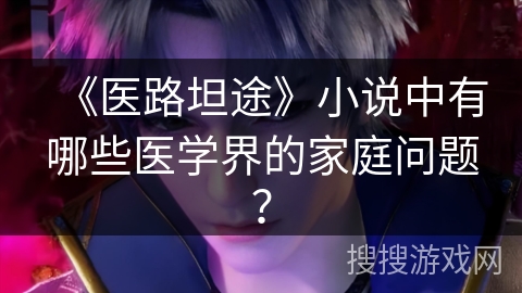 《医路坦途》小说中有哪些医学界的家庭问题？