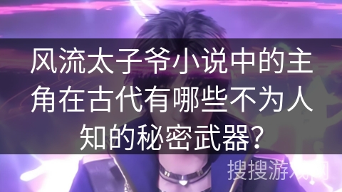 风流太子爷小说中的主角在古代有哪些不为人知的秘密武器？