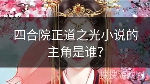 四合院正道之光小说的主角是谁？