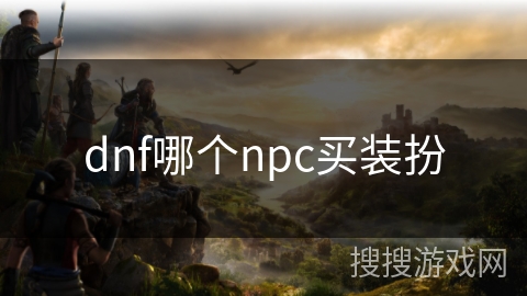 dnf哪个npc买装扮 dnf哪个npc买装扮
