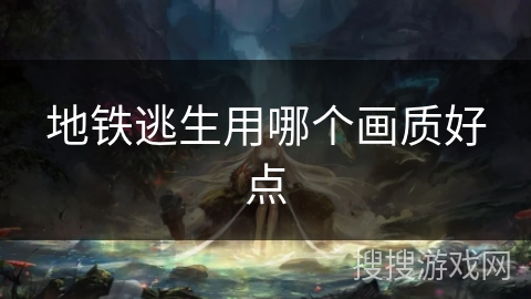 地铁逃生用哪个画质好点