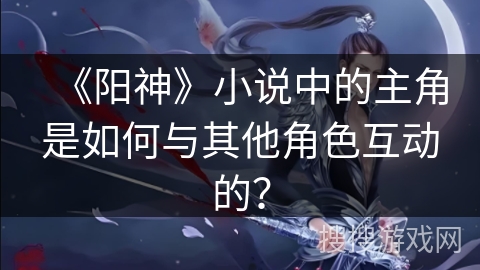 《阳神》小说中的主角是如何与其他角色互动的？