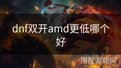 dnf双开amd更低哪个好