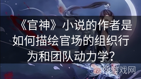 《官神》小说的作者是如何描绘官场的组织行为和团队动力学？