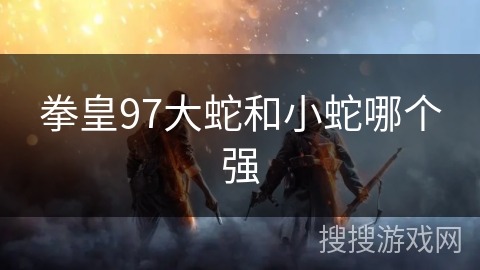 拳皇97大蛇和小蛇哪个强