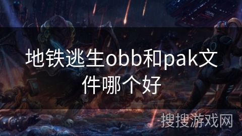 地铁逃生obb和pak文件哪个好