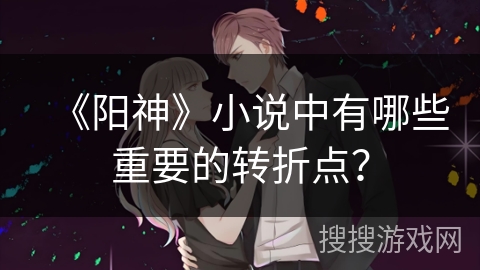 《阳神》小说中有哪些重要的转折点？