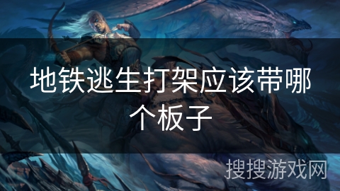 地铁逃生打架应该带哪个板子