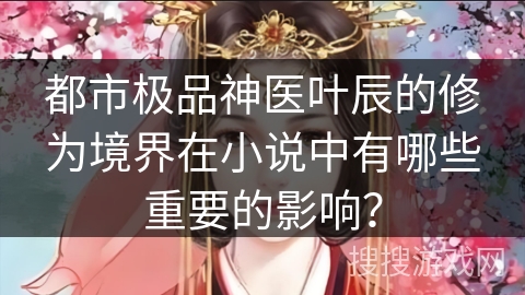 都市极品神医叶辰的修为境界在小说中有哪些重要的影响？