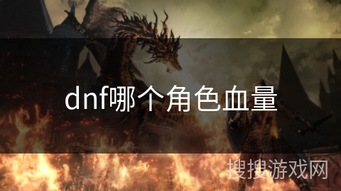 dnf哪个角色血量