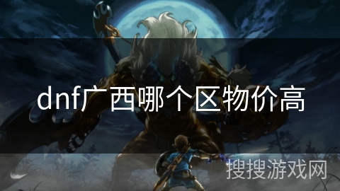 dnf广西哪个区物价高