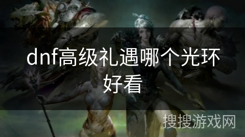 dnf高级礼遇哪个光环好看