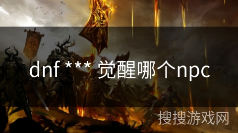 dnf *** 觉醒哪个npc