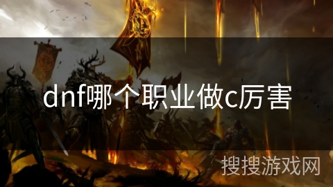 dnf哪个职业做c厉害
