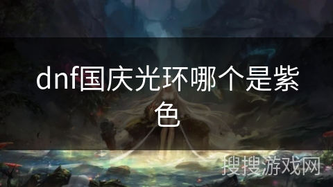 dnf国庆光环哪个是紫色