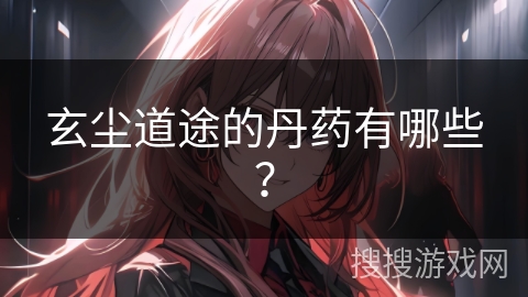 玄尘道途的丹药有哪些？