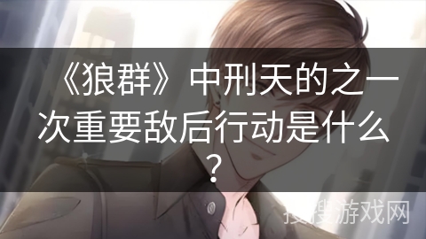 《狼群》中刑天的之一次重要敌后行动是什么？