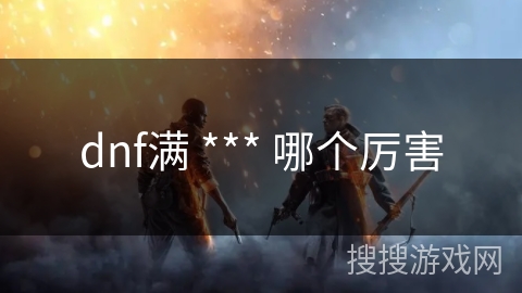 dnf满 *** 哪个厉害