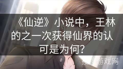 《仙逆》小说中，王林的之一次获得仙界的认可是为何？