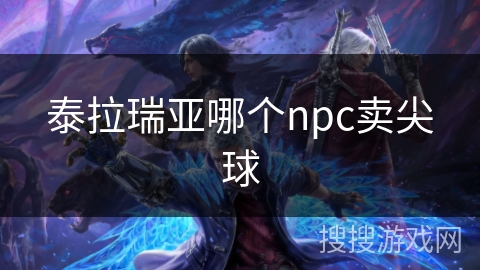 泰拉瑞亚哪个npc卖尖球