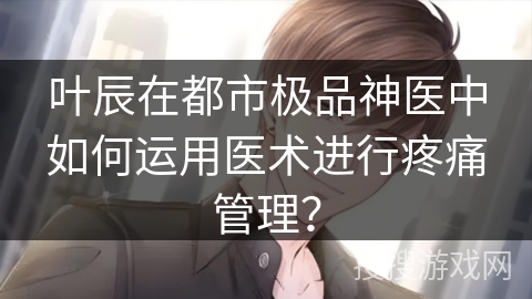 叶辰在都市极品神医中如何运用医术进行疼痛管理？