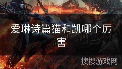 爱琳诗篇猫和凯哪个厉害