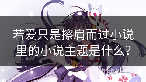 若爱只是擦肩而过小说里的小说主题是什么？