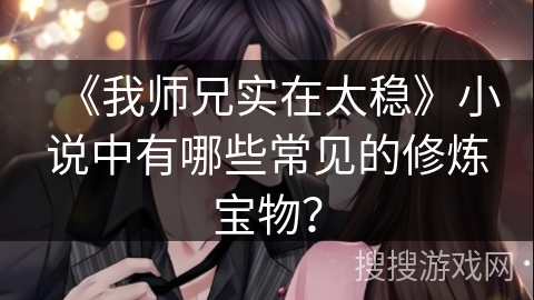 《我师兄实在太稳》小说中有哪些常见的修炼宝物？