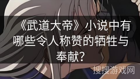 《武道大帝》小说中有哪些令人称赞的牺牲与奉献？