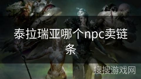 泰拉瑞亚哪个npc卖链条