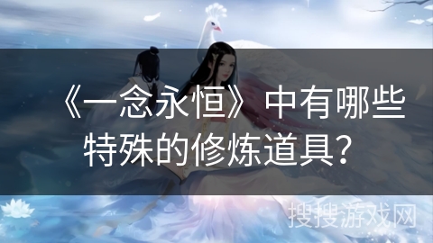 《一念永恒》中有哪些特殊的修炼道具？