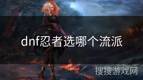 dnf忍者选哪个流派