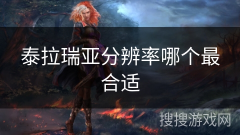 泰拉瑞亚分辨率哪个最合适