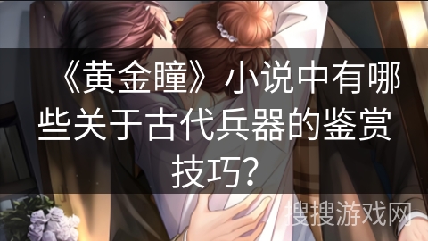 《黄金瞳》小说中有哪些关于古代兵器的鉴赏技巧？