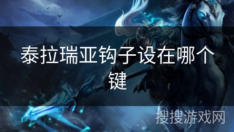 泰拉瑞亚钩子设在哪个键