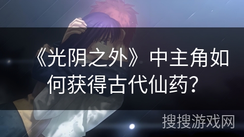 《光阴之外》中主角如何获得古代仙药？