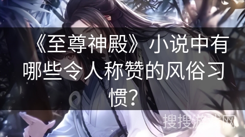 《至尊神殿》小说中有哪些令人称赞的风俗习惯？