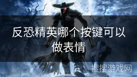 反恐精英哪个按键可以做表情